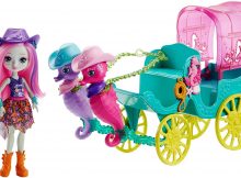 Enchantimals Seahorse Carriage Sandella Seahorse Doll and Playset