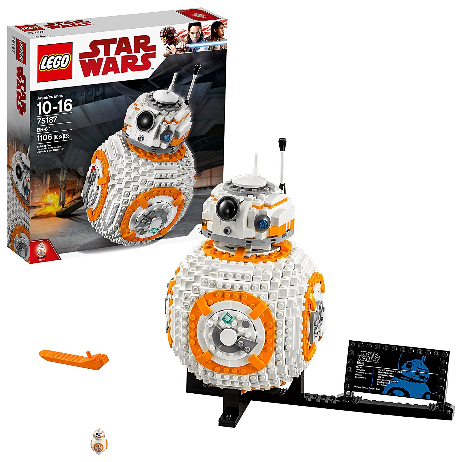 LEGO Star Wars VIII BB8 75187 Building Kit Happy Dance Gift
